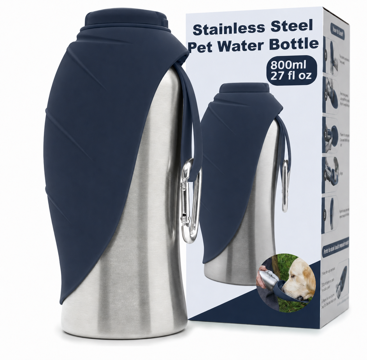 HydraPups™ Dog Water Bottle Large