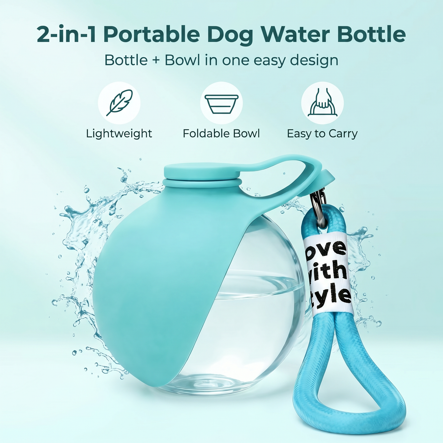 HydraPups™ Dog Water Bottle - Classic